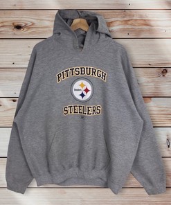 Vintage Style 90s NFL Pittsburgh Steelers Hoodie & Sweater Pullover - Fan Apparel