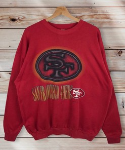 Vintage Style 90s NFL San Francisco 49ers Crewneck Sweatshirt, San Francisco Sweater, and Pullover - Ideal Gifts