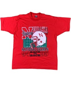 Vintage Style 90s Nebraska Huskers National Champs Sweatshirt - University of America Edition