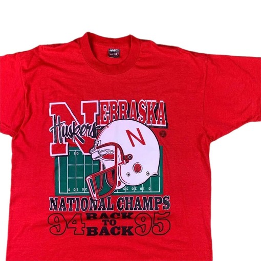 Vintage Style 90s Nebraska Huskers National Champs Sweatshirt - University of America Edition - Image 2