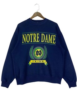 Vintage Style 90s Notre Dame Fighting Irish NCAA Gear T-Shirt Sweatshirt Hoodie