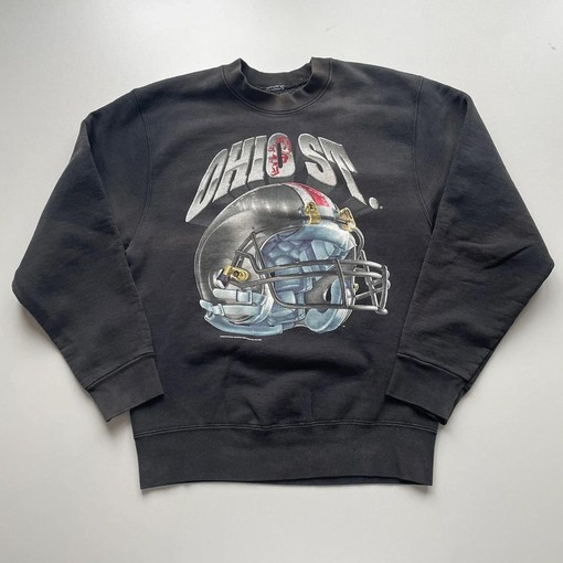 Vintage Style 90s Ohio State Buckeyes Football Graphic University American Sweatshirt Gifts