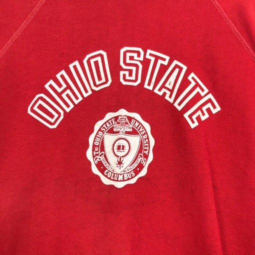 Vintage Style 90s Ohio State University Crew Neck Sweatshirt Sweater Pullover, Hoodie with NCAA Print - Image 2