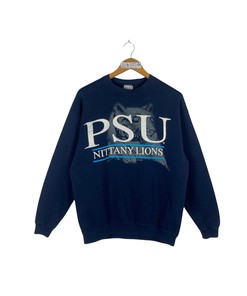 Vintage Style 90s Penn State Nittany Lions Sweatshirt - Size L - T-Shirt, Hoodie - Full Size Gifts for Fans