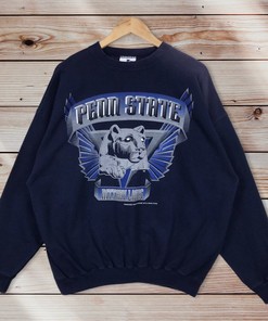 Vintage Style 90s Penn State University Crewneck Sweatshirt and Sweater Pullover - Penn State Nittany Lions Fans