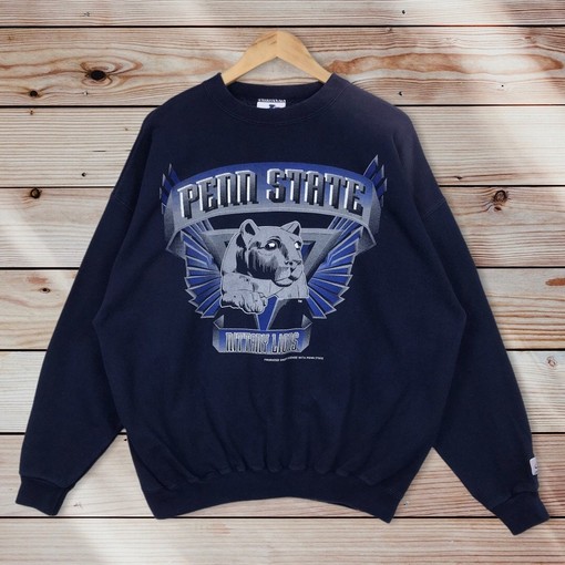 Vintage Style 90s Penn State University Crewneck Sweatshirt and Sweater Pullover - Penn State Nittany Lions Fans