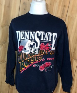 Vintage Style 90s Penn State University Nittany Lions 1995 Rose Bowl Sweatshirt - Vintage Style NCAA Sport Shirts Fans