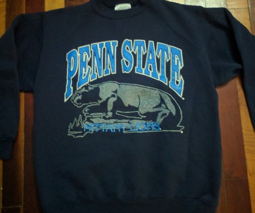 Vintage Style 90s Penn State University Nittany Lions Crewneck Sweatshirt and T-Shirt - Perfect for NCAA Sport Shirts