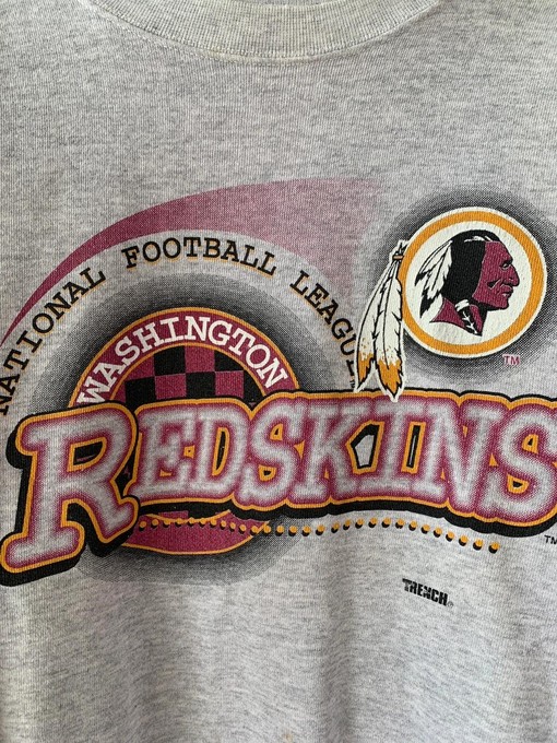 Vintage Style 90s Redskins Was NFL Mens Sport Shirts Sweatshirt T-shirt - Image 2