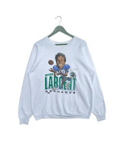 Vintage Style 90s Steve Largent Hoodie Sweatshirt Shirt Gifts for NFL Fans, incorporating NCAA shirts