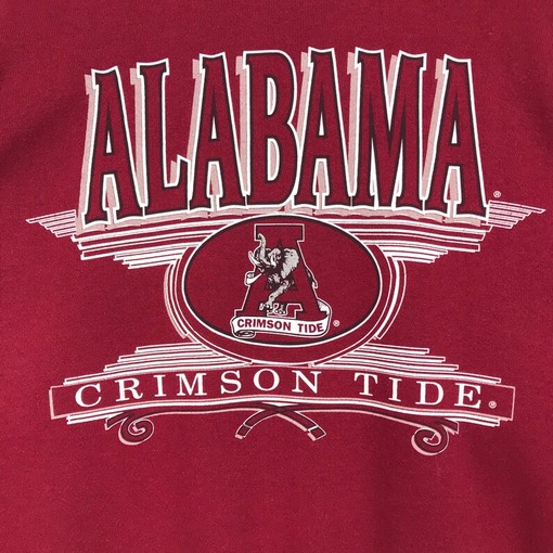 Vintage Style 90s University of Alabama Crewneck Sweatshirt, Alabama University Crimson Tide Sweater Pullover, Hoodie - Image 2
