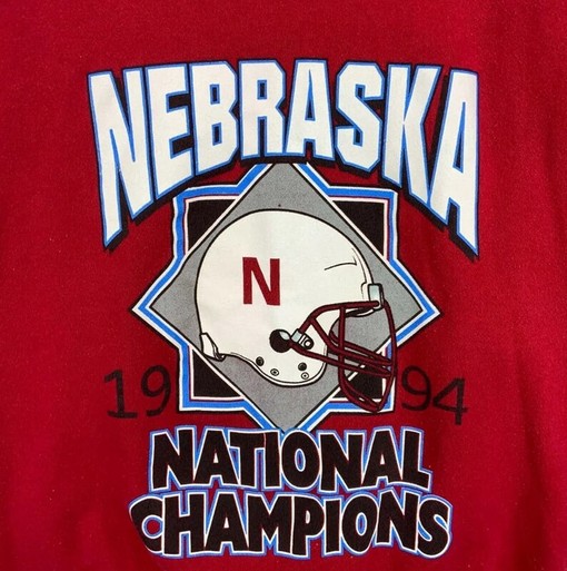 Vintage Style 90s University of Nebraska Cornhuskers National Champs Crewneck Sweatshirt - Classic NCAA Fans Edition - Image 2