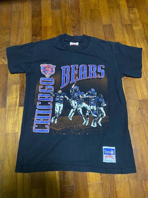 Vintage Style 91 Chicago Bears Nutmeg Mills NFL Sweatshirt T-Shirt Ideal Gift for NFL Fans