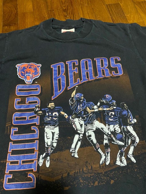 Vintage Style 91 Chicago Bears Nutmeg Mills NFL Sweatshirt T-Shirt Ideal Gift for NFL Fans - Image 2
