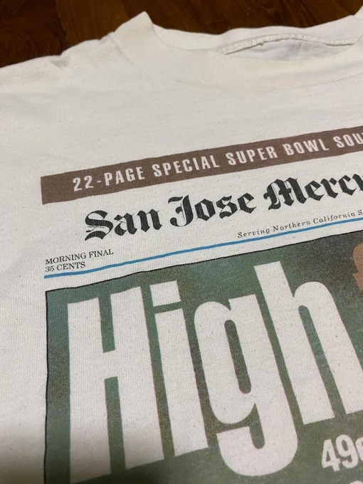 Vintage Style 95 49Ers Vs Chargers NFL 29Th Superbowl News Sweatshirt T-Shirt Ideal Gift for NFL Fans - Image 3