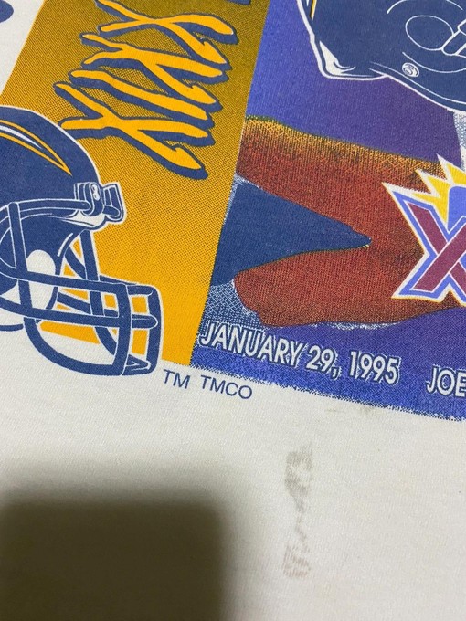 Vintage Style 95 AFC Champions San Diego Chargers Super Bowl NCAA Sweatshirt T-shirt - Ideal Gift for NFL Fans - Image 4