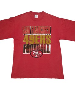 Vintage Style Big Spell Out NFL 90s San Francisco 49ers Starter Sweatshirt T-shirt for Fans