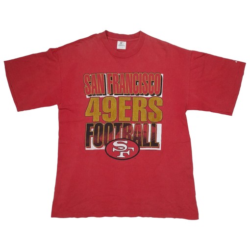 Vintage Style Big Spell Out NFL 90s San Francisco 49ers Starter Sweatshirt T-shirt for Fans