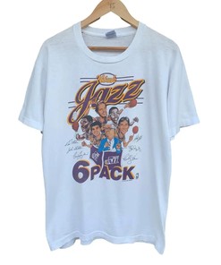 Vintage Style Bna Utah Jazz 6 Pack T-Shirt Hoodie Sweatshirt - NBA Fan Gear, Gifts for Fans mens sport shirts