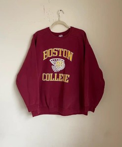 Vintage Style Boston College University American Sweatshirt - Perfect Gift for NCAA Fans