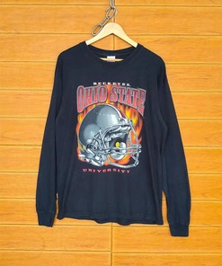 Vintage Style Buckeyes Ohio State University Sweatshirt Hoodie with Football Game Day T-Shirt Lover Print