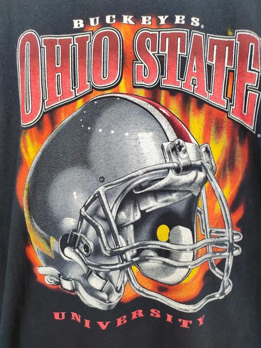 Vintage Style Buckeyes Ohio State University Sweatshirt Hoodie with Football Game Day T-Shirt Lover Print - Image 2
