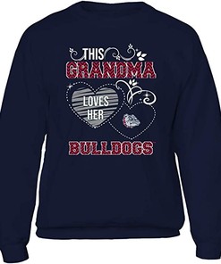 Vintage Style Bulldogs Hoodie with Gonzaga Basketball Design