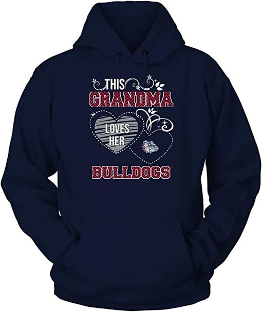 Vintage Style Bulldogs Hoodie with Gonzaga Basketball Design - Image 2