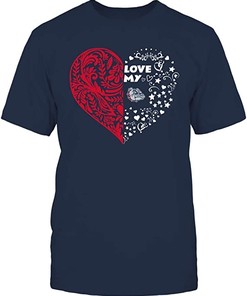 Vintage Style Bulldogs Proud Girlfriend 2021 Graduation Gift Shirt