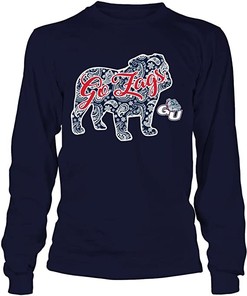 Vintage Style Bulldogs Shirt with "Hurricane Heart" Design