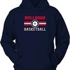 Vintage Style Bulldogs Shirt with "Mom Promoted to Mimi" Design