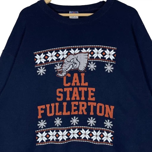 Vintage Style Cal Stat University Fullerton Sweatshirt Hoodie Football Game Day T-Shirt Lover for NCAA Fans - Image 2