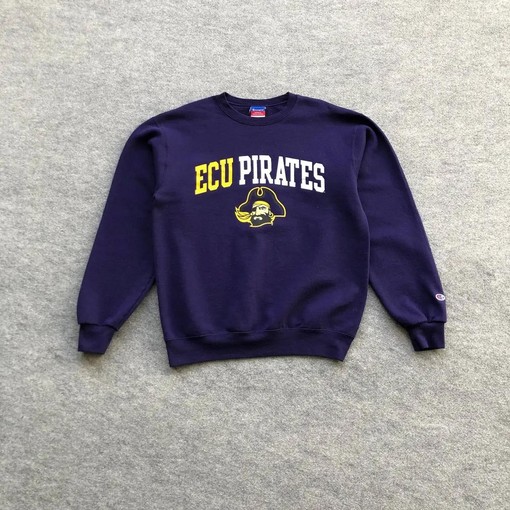 Vintage Style Champion Ecu Pirates NFL Football East Carolina Sweatshirt T-shirt, Rep Your Team