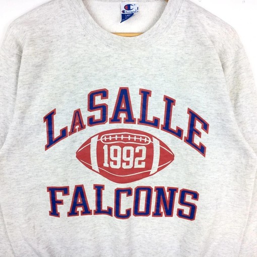 Vintage Style Champion La Salle Falcons NFL Football Sweatshirt T-shirt, Show Your College Pride - Image 2