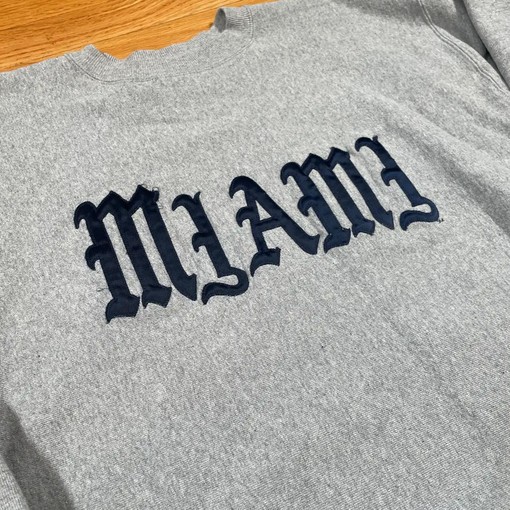 Vintage Style Champion Reverse Weave Apparel: American Football Apparel for University of Miami Fans - Image 2