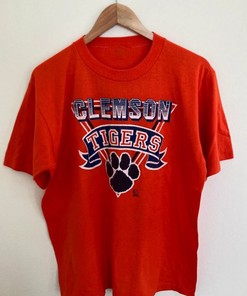 Vintage Style Clemson Tigers T-Shirt and Sweatshirt - University of Clemson Gear