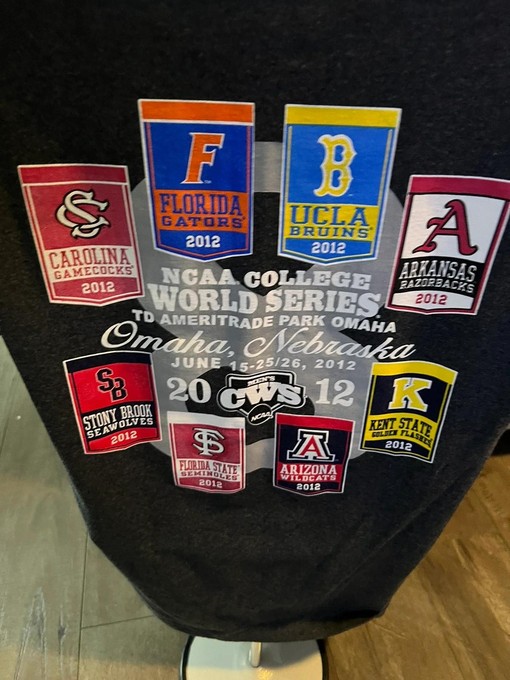 Vintage Style College World Series University American Sweatshirt - Gifts for NCAA Baseball Fans - Image 2