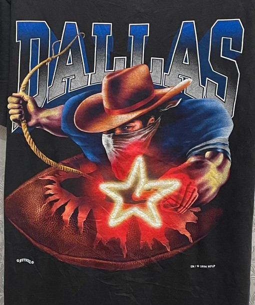 Vintage Style Dallas Cowboys 90s NFLP Mens Sport Shirts Sweatshirt T-shirt - Image 2