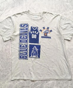 Vintage Style Duke Blue Devils Ncaa Basketball University American Sweatshirt Gifts For Ncaa with Retro Design