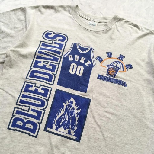 Vintage Style Duke Blue Devils Ncaa Basketball University American Sweatshirt Gifts For Ncaa with Retro Design - Image 2