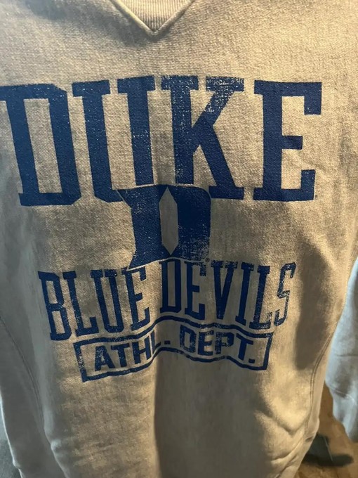 Vintage Style Duke Blue Devils University American Sweatshirt Gifts For Ncaa with Classic Design - Image 2
