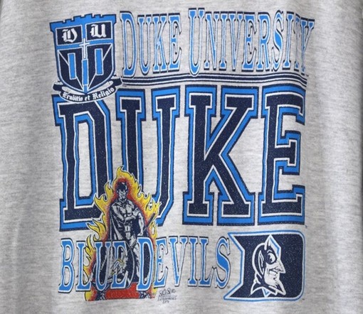 Vintage Style Duke University Blue Devils Sweatshirt Classic Duke Sweater with Classic Look - Image 2