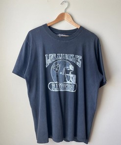 Vintage Style Faded Los Angeles Raiders Single Stitch Sweatshirt T-Shirt Ideal Gift for NFL Fans