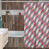 Vintage Style Festive Christmas Shower Curtain, Retro Bathroom Decoration