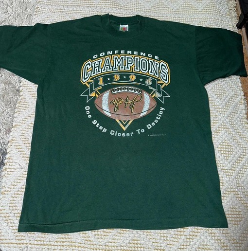 Vintage Style Green Bay Packers Conference Champions Bret Hoodie Sweatshirt Shirt Gifts for NFL Fans