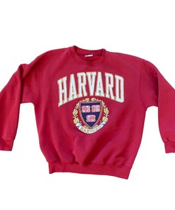 Vintage Style Harvard Collegiate Crew Neck Collection with NCAA Sport Shirts Unisex