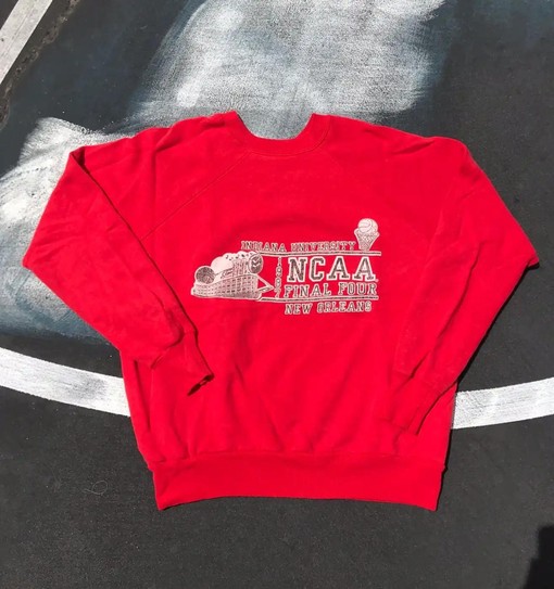 Vintage Style Indiana Hoosiers 1987 Basketball T-Shirt Sweatshirt with American Football Theme, Sports Gifts - Image 2