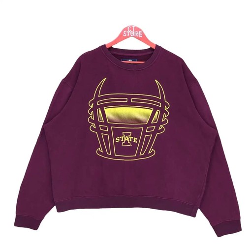 Vintage Style Iowa State Cyclones Football T-Shirt Sweatshirt Hoodie with Classic Design