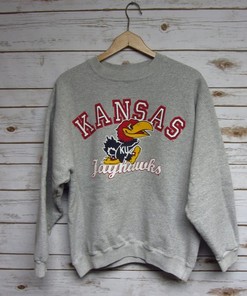 Vintage Style Kansas Jayhawks Basketball Sweatshirt for Fans
