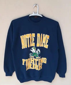 Vintage Style Made In USA Notre Dame Fighting Irish T-Shirt Sweatshirt Hoodie Gifts Lover